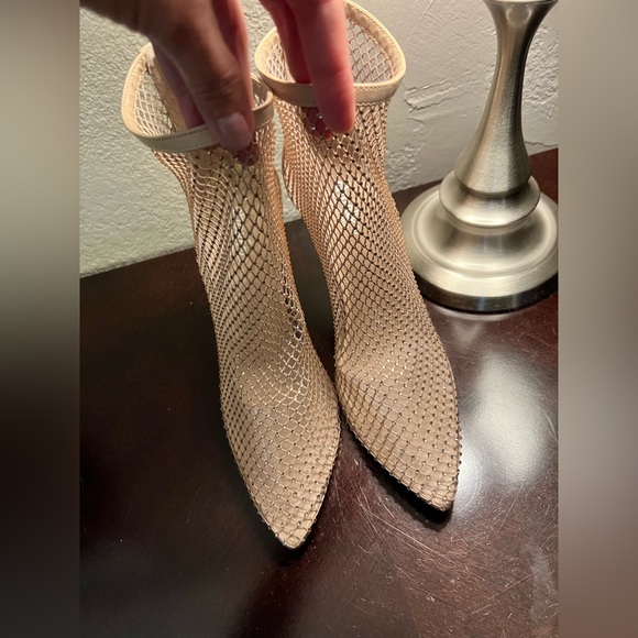 Sexy Crystal mesh booty heels, size 10. - Picture 3 of 8